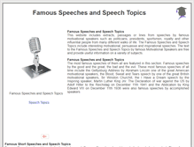 Tablet Screenshot of famous-speeches-and-speech-topics.info